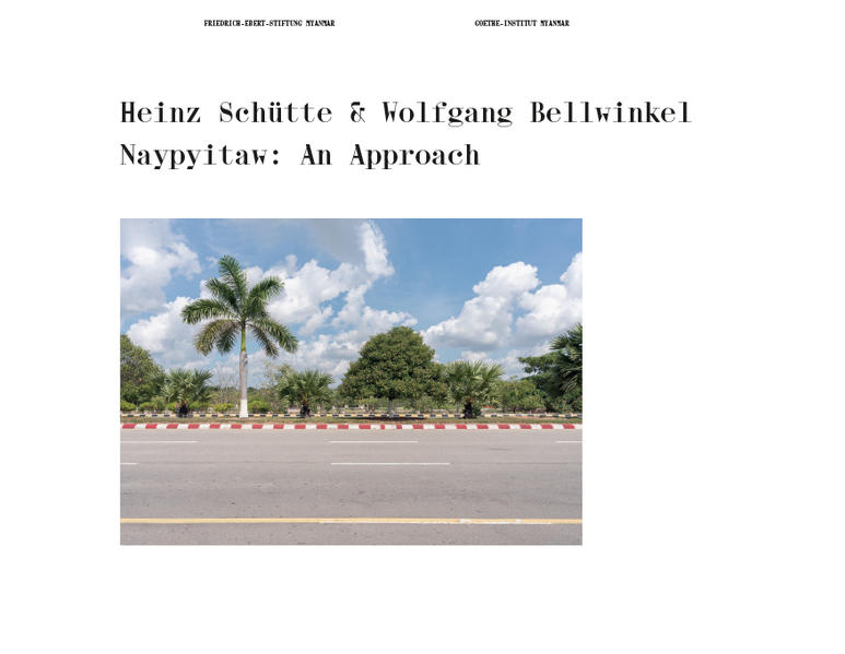 Naypyitaw: An Approach