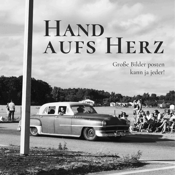 Hand aufs Herz