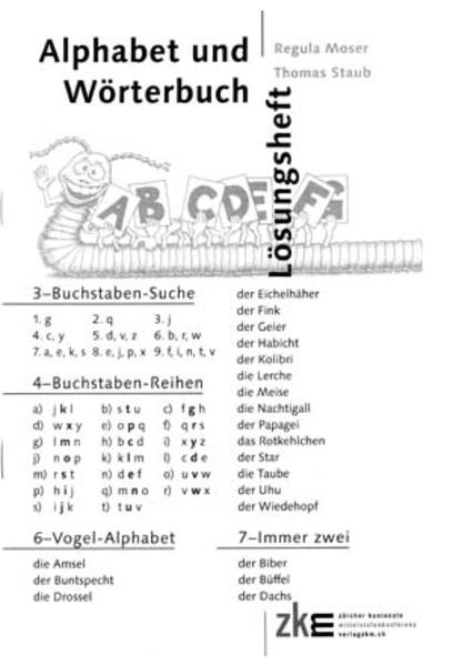 Lerntraining Alphabet und Wörterbuch