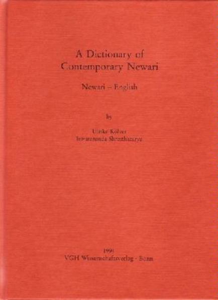 A Dictionary of Contemporary Newari