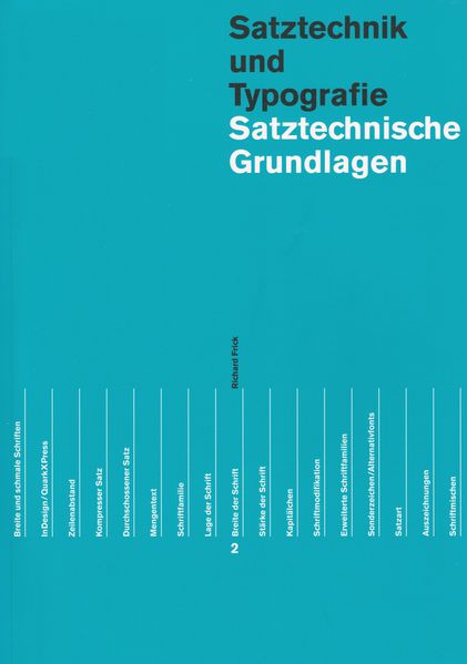 Satztechnische Grundlagen