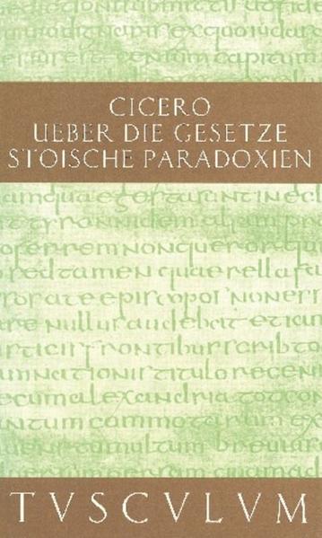 De legibus / Über die Gesetze
