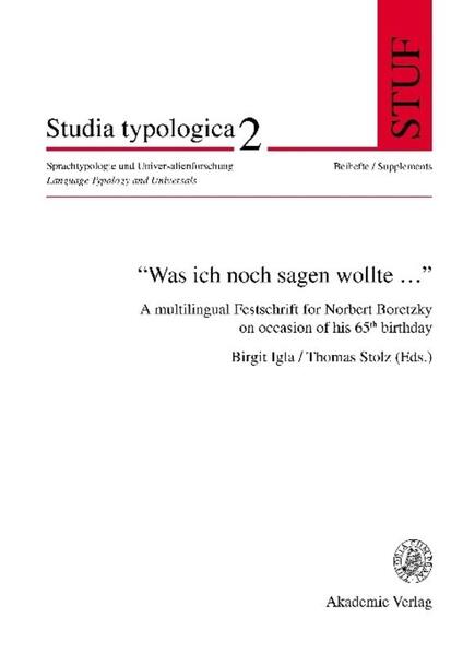 "Was ich noch sagen wollte…"