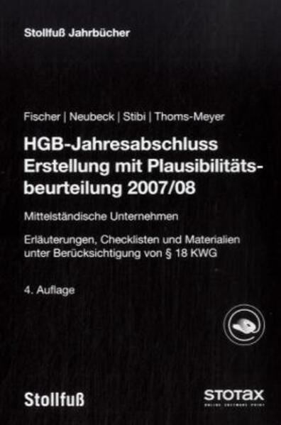 HGB-Jahresabschluss Erstellung mit Plausibilitäsbeurteilung 2007/2008