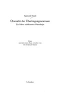 Übersicht der Übertragungsneurosen