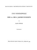 Die Nekropole des 10. bis 8. Jahrhunderts