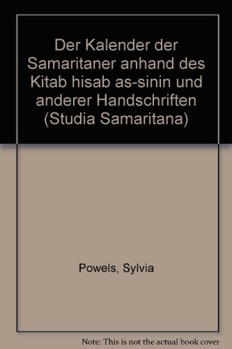Der Kalender der Samaritaner
