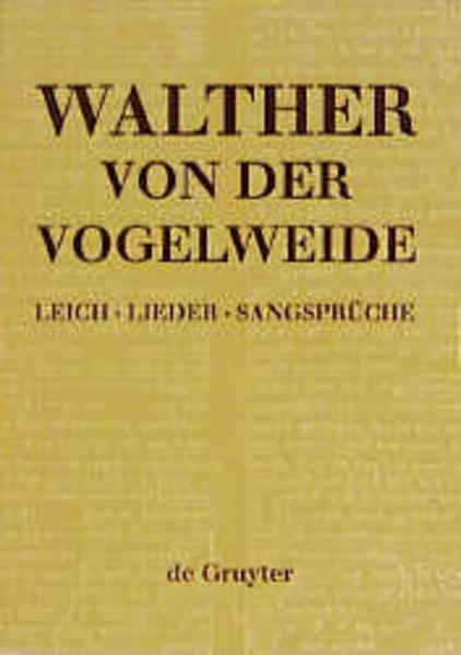 Leich, Lieder, Sangsprüche