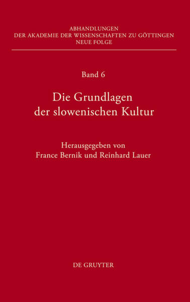 Die Grundlagen der slowenischen Kultur