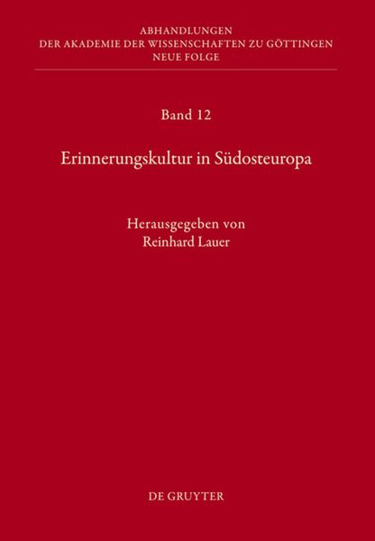 Erinnerungskultur in Südosteuropa