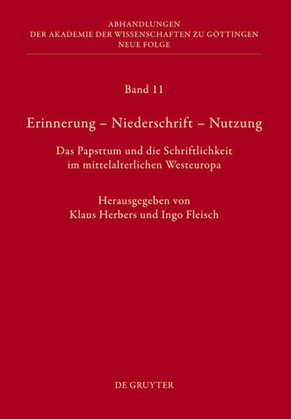 Erinnerung – Niederschrift – Nutzung