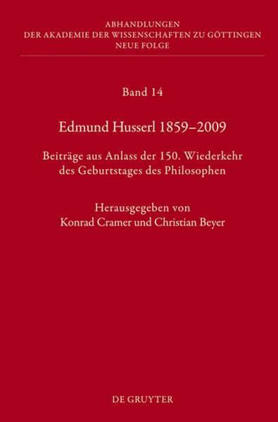 Edmund Husserl 1859–2009