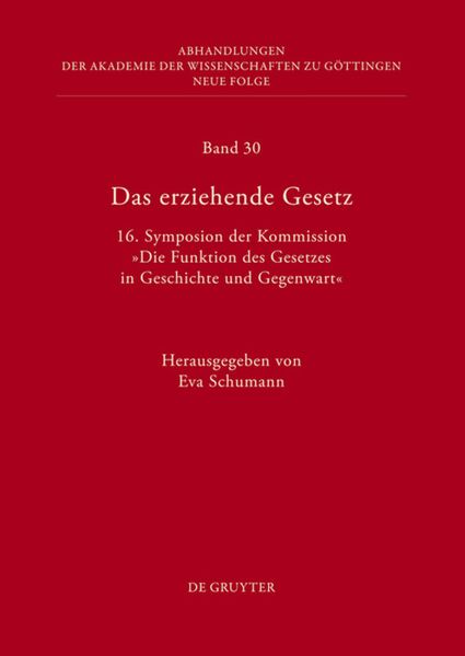 Das erziehende Gesetz
