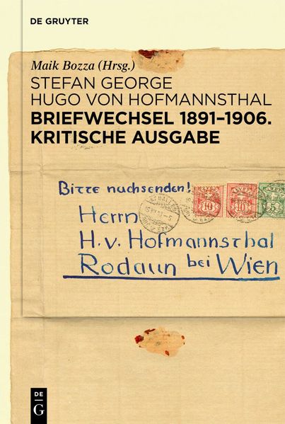 Briefwechsel 1891–1906. Kritische Ausgabe