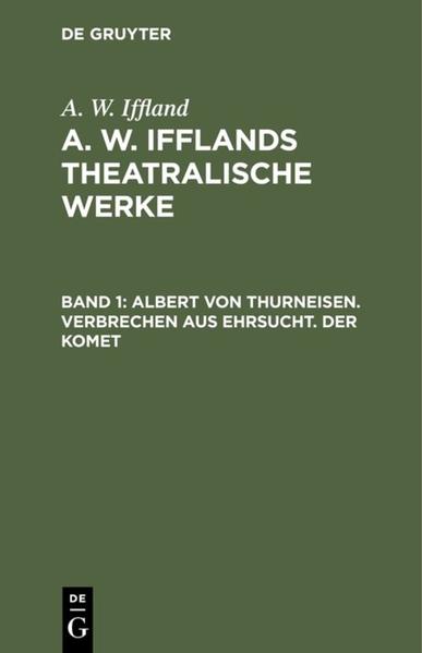Albert von Thurneisen. Verbrechen aus Ehrsucht. Der Komet