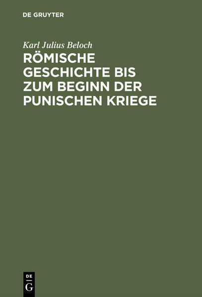 Römische Geschichte bis zum Beginn der Punischen Kriege
