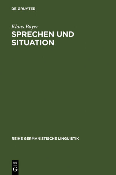 Sprechen und Situation
