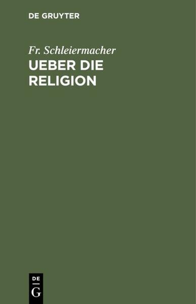 Ueber die Religion