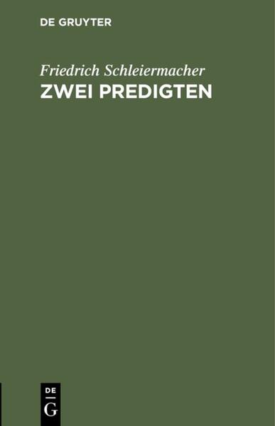 Zwei Predigten