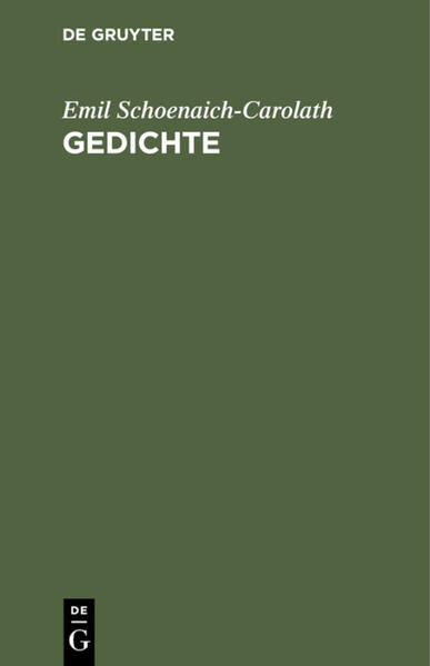 Gedichte