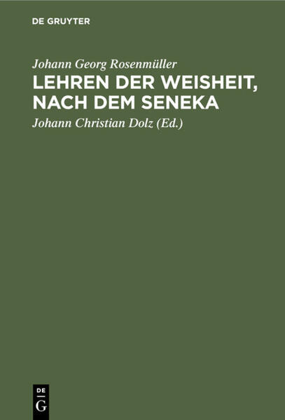 Lehren der Weisheit, nach dem Seneka