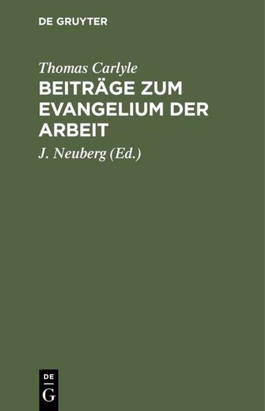 Beiträge zum Evangelium der Arbeit