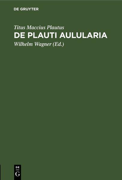 De Plauti Aulularia