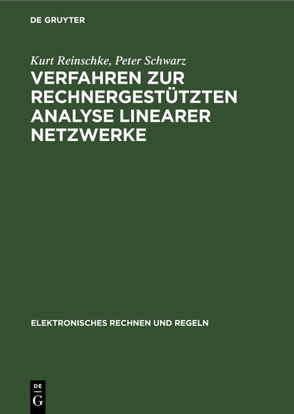 Verfahren zur rechnergestützten Analyse linearer Netzwerke