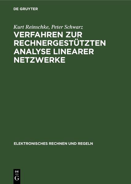 Verfahren zur rechnergestützten Analyse linearer Netzwerke