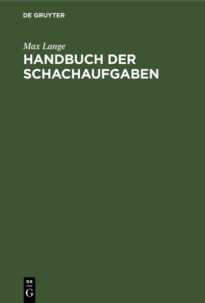 Handbuch der Schachaufgaben
