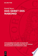 Das Gebet des Nabonid