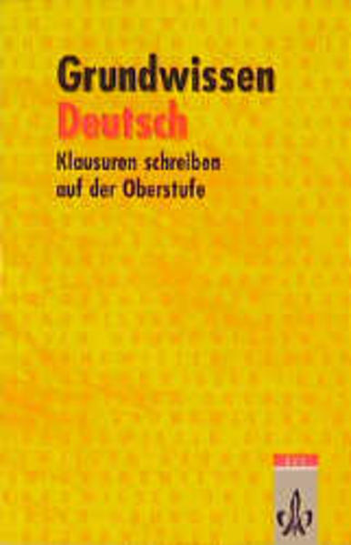 Grundwissen Deutsch