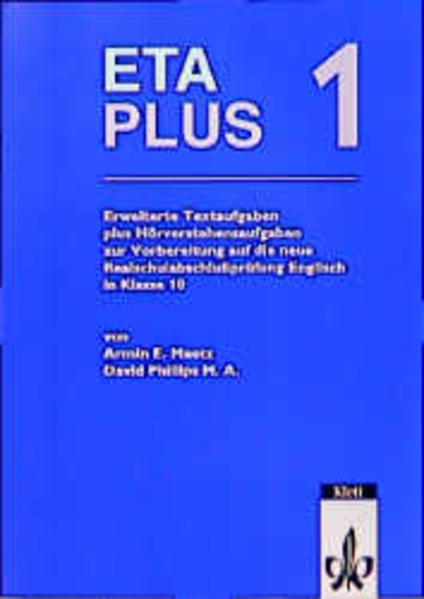 ETA Plus 1. 6 erweiterte Textaufgaben plus Hörverstehensaufgaben und Diktate