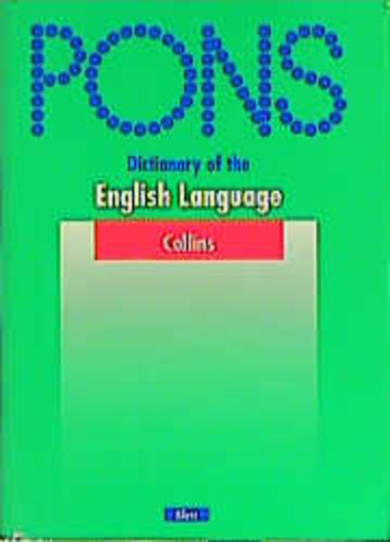 PONS Collins Dictionary of the English Language