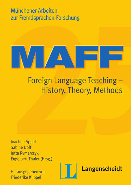 MAFF 25: Foreign Language Teaching – History, Theory, Methods