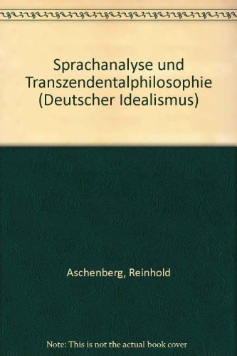 Sprachanalyse und Transzendentalphilosophie