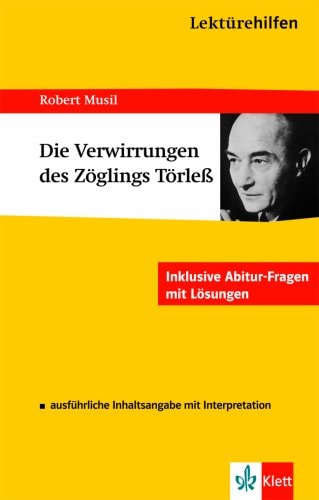 Lektürehilfen "Die Verwirrungen des Zöglings Törleß"