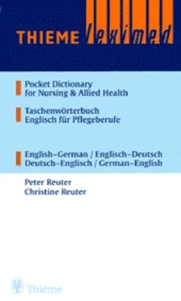 Thieme Leximed Pocket Dictionary for Nursing & Allied Health Taschenwörterbuch