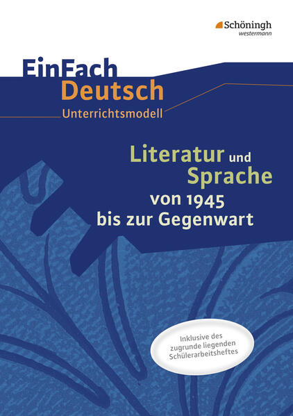 EinFach Deutsch - Unterrichtsmodelle und Arbeitshefte