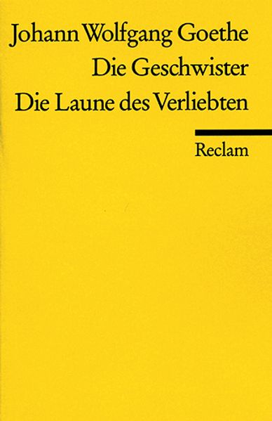 Die Geschwister. Die Laune des Verliebten