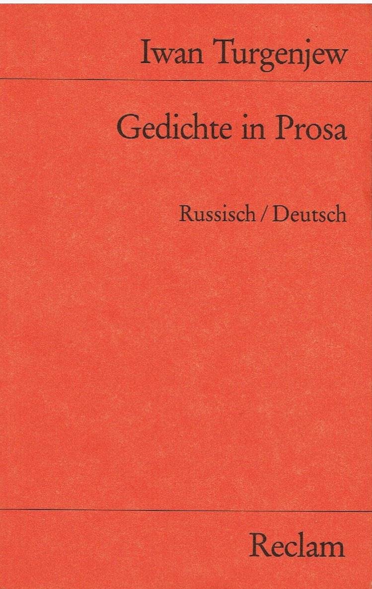 Gedichte in Prosa