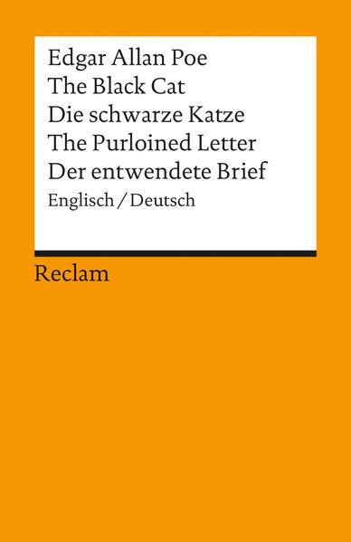 The Black Cat / Die schwarze Katze. The Purloined Letter / Der entwendete Brief