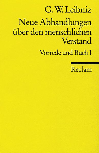 Neue Abhandlungen über den menschlichen Verstand