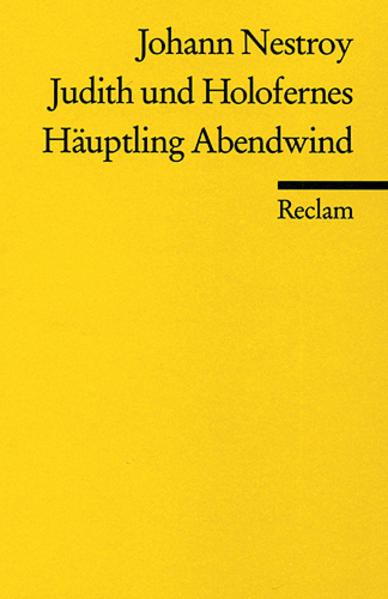 Judith und Holofernes. Häuptling Abendwind