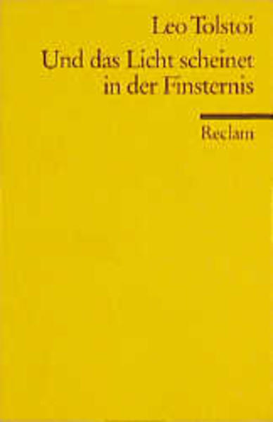 Und das Licht scheinet in der Finsternis