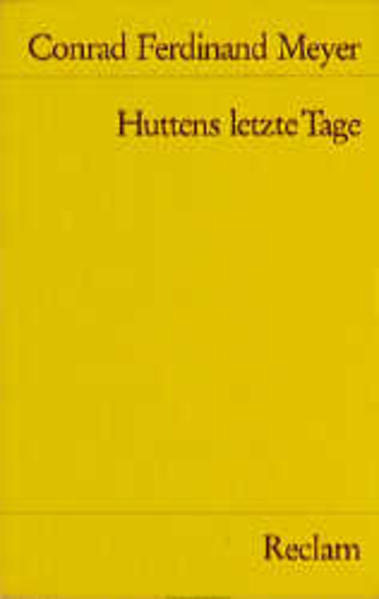 Huttens letzte Tage