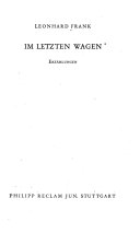 Im letzten Wagen. New Yorker Liebesgeschichte.