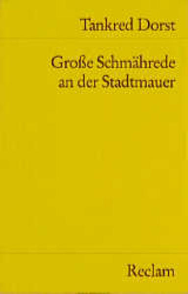Grosse Schmährede an der Stadtmauer