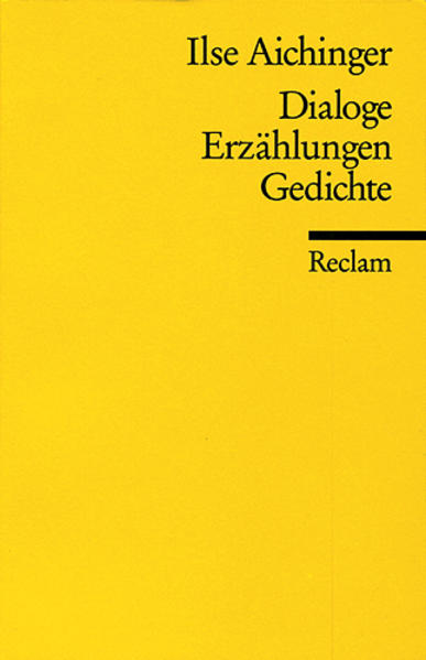 Dialoge. Erzählungen. Gedichte