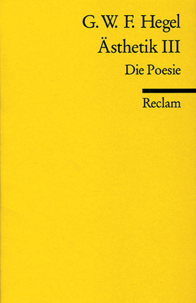Vorlesungen über die Ästhetik
